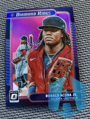 2021 Donruss Optic Diamond Kings Ronald Acuna Jr. #16 Pink Prizm